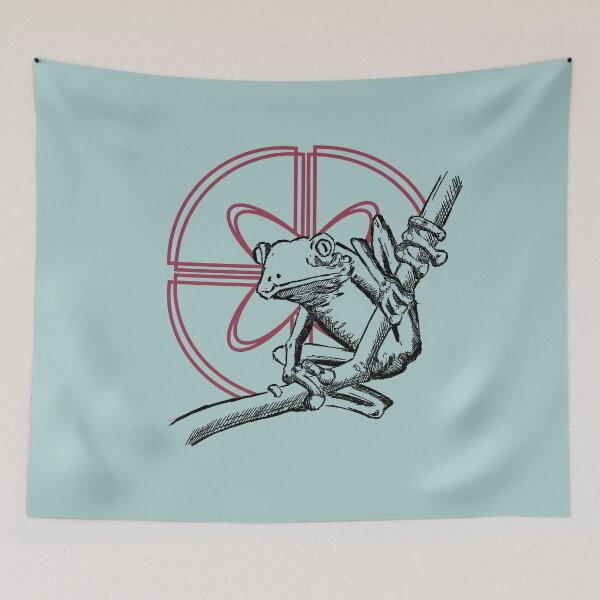 Item preview, Copy of Vintage Frog Graphic Art | Retro Hand Drawn Nature Illustration designed and sold by Half Mess.