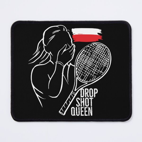 Item preview, Polish Womens Tennis Player Graphic Tee - Poland Supporter Silhouette T-Shirt - Drop Shot Line Art Clothing Gift designed and sold by HappyLuckyJoy.