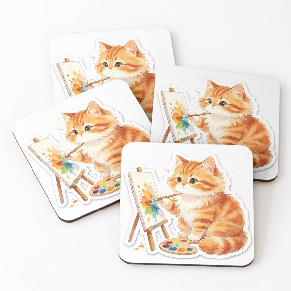 Artikelvorschau, Künstlerin für niedliche orangefarbene Katzen entworfen und verkauft von onjirastudio7.