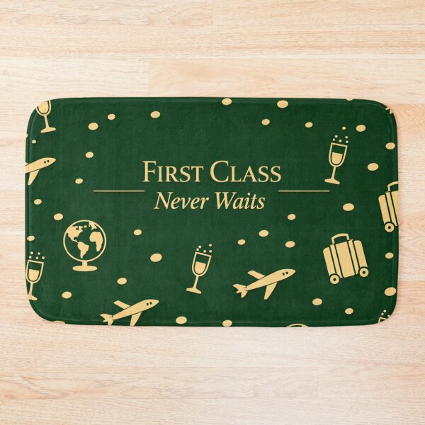 Item preview, Traveler Gift – First Class Never Waits Aviation Design designed and sold by Ve & Co.