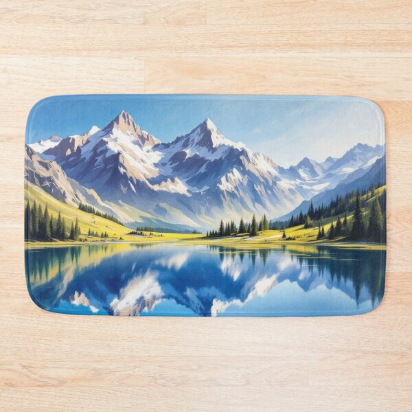 Item preview, High-altitude lake, Pyrenees designed and sold by jefboutique6150.