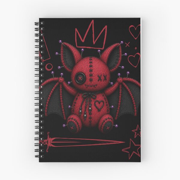 Item preview, Creepy Red Bat King Voodoo Doll – Gothic Creepy Cute   Black designed and sold by CaylaTay.