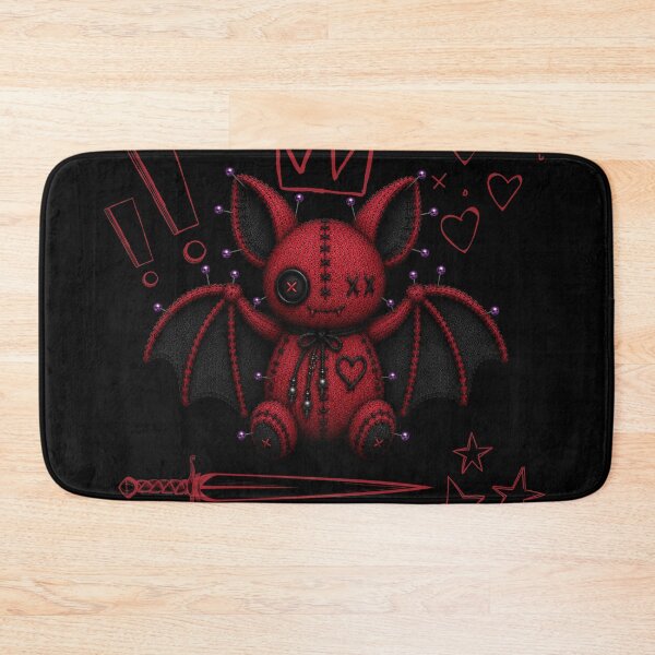 Item preview, Creepy Red Bat King Voodoo Doll – Gothic Creepy Cute   Black designed and sold by CaylaTay.