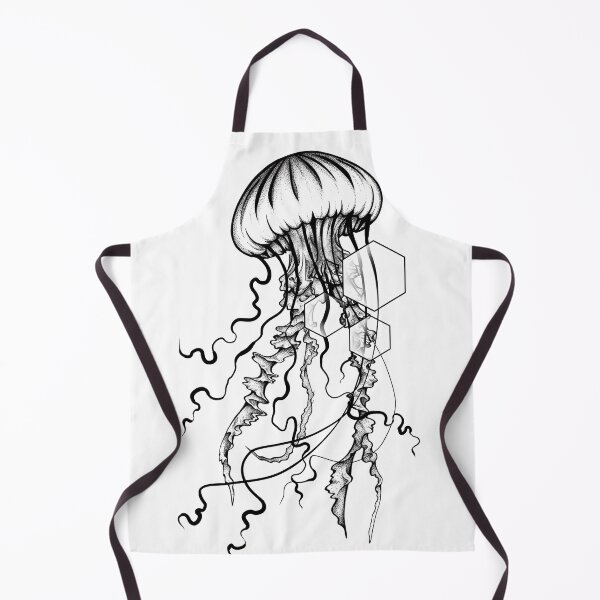 Item preview, Cosmic Oceanic Jellyfish Dot work Design designed and sold by Noiceartlab.
