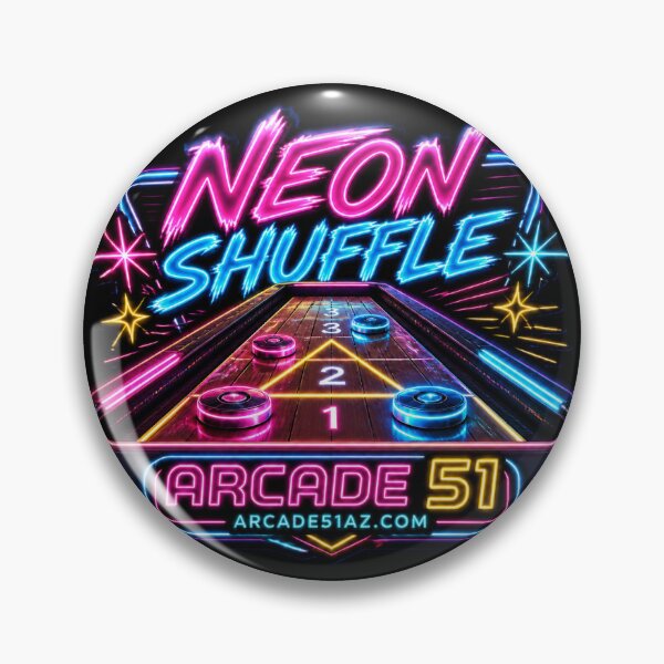 Item preview, Arcade 51: Neon Shuffle designed and sold by Arcade51az.
