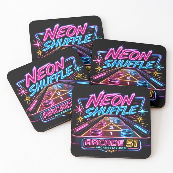 Item preview, Arcade 51: Neon Shuffle designed and sold by Arcade51az.