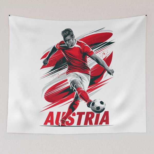 Item preview, Austria Soccer designed and sold by StudioRedKoala.