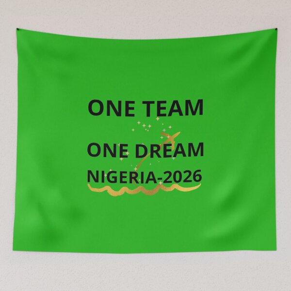 Item preview, One Team One Dream Nigeria-2026 designed and sold by StyleOnly4U2030X.