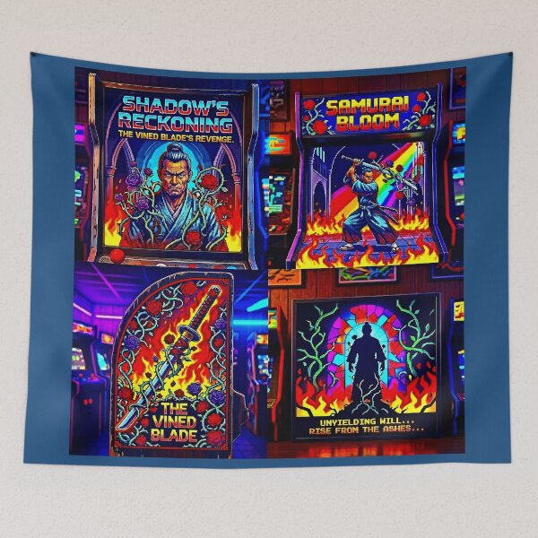 Item preview, Retro Arcade capter Themed Decor designed and sold by Cyber-ART-Studio.