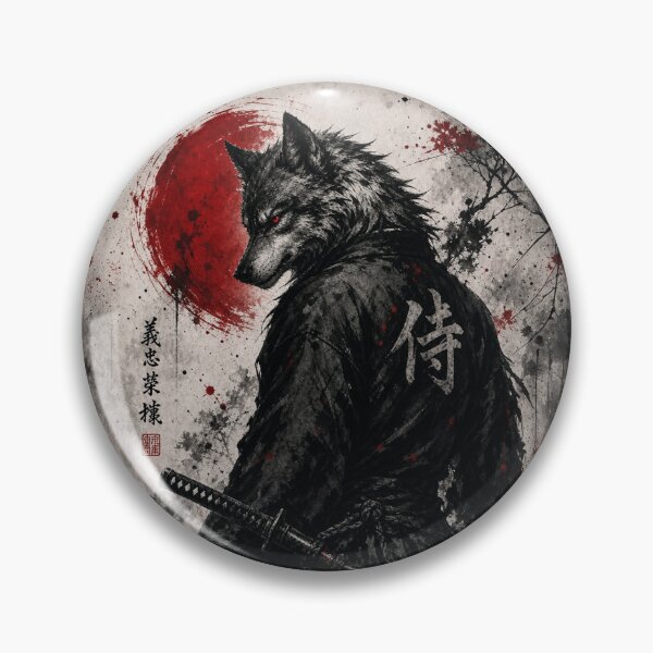 Item preview, Samurai Wolf  designed and sold by Moe's shop.