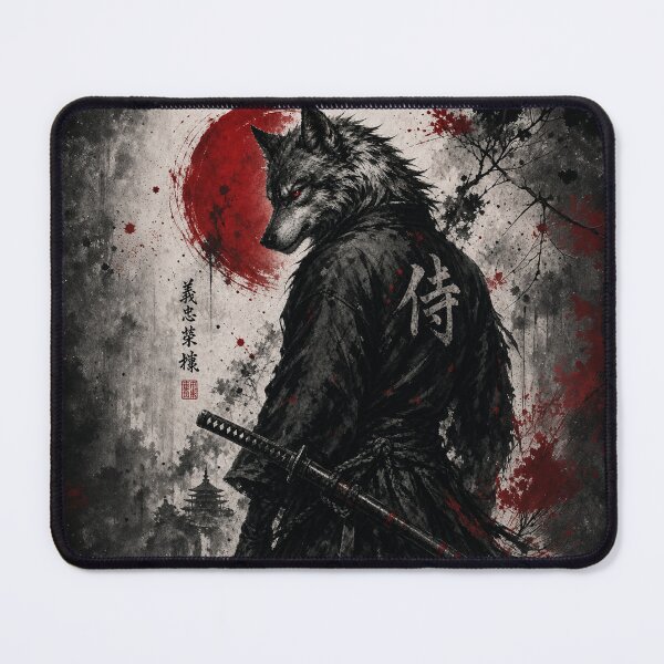 Item preview, Samurai Wolf designed and sold by Moe's shop.