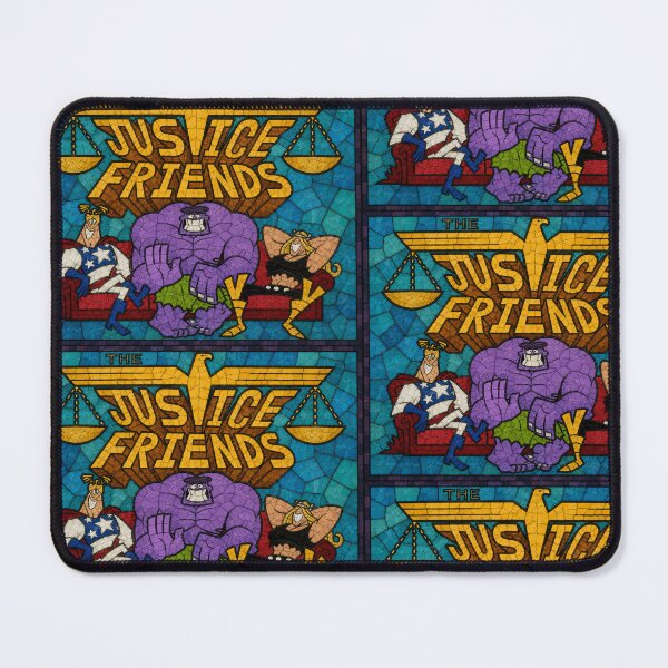 Item preview, Justice Friends Stained Glass  designed and sold by Half Brain Labs.