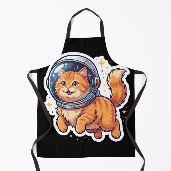 Item preview, Cute astronaut cat in space sticker designed and sold by Lucysthoughts.