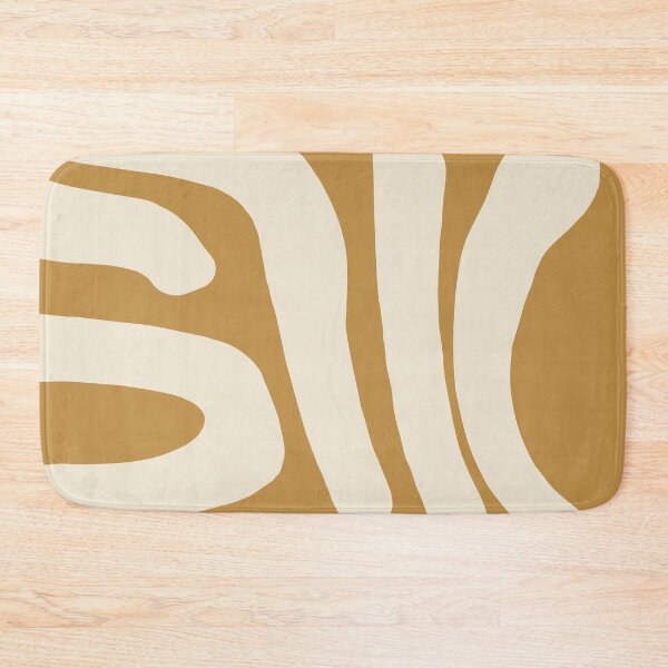 Item preview, Mustard Yellow Modern Abstract Shapes designed and sold by NicoleYoungStudio.
