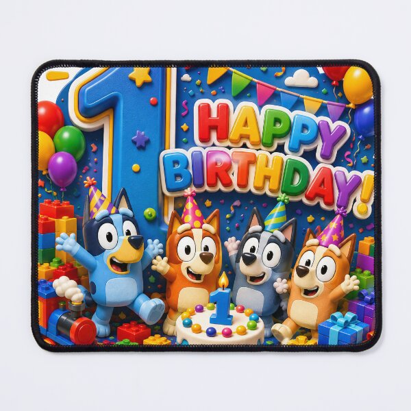Item preview, Bluey's 1st Birthday designed and sold by NorthernDk_art .