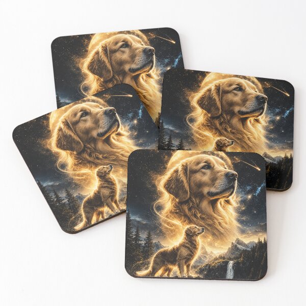 Item preview, Golden Retriever Howling To The Moon Vintage Funny Retriever Dog designed and sold by YourArt7.
