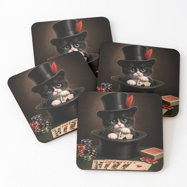 Item preview, Magic Cat Card Trick Magician designed and sold by MischiefPaws.