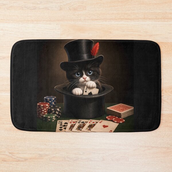 Item preview, Magic Cat Card Trick Magician designed and sold by MischiefPaws.