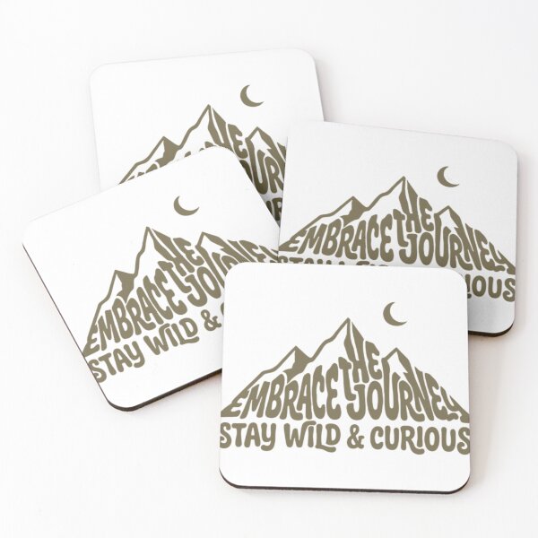 Item preview, Embrace the Journey, Stay Wild and Curious designed and sold by LemonlyTees.