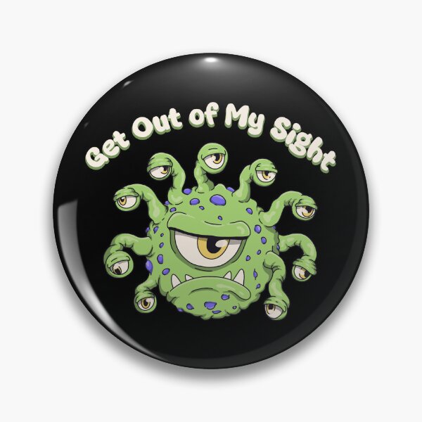 Item preview, Get Out Of My Sight Beholder Monster designed and sold by loobsart.