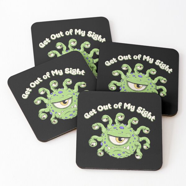 Item preview, Get Out Of My Sight Beholder Monster designed and sold by loobsart.