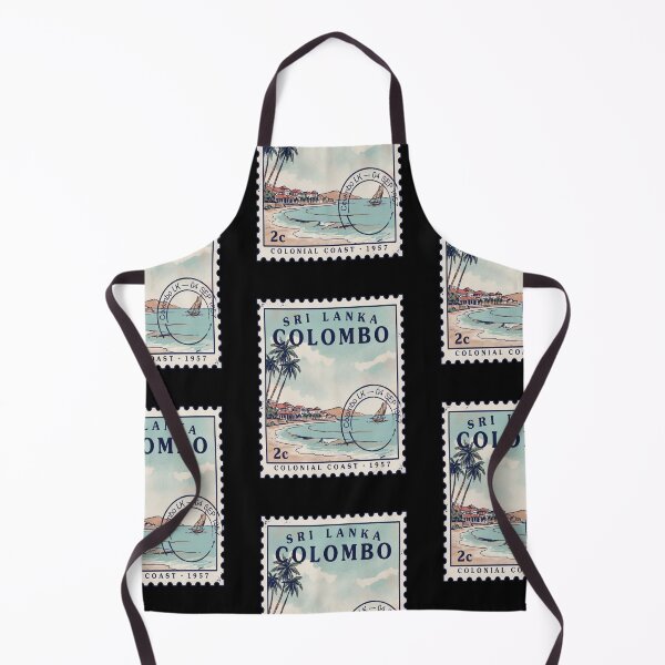 Item preview, Colombo Sri Lanka Coastal Postage Stamp Travel Sticker designed and sold by stickercuffs.