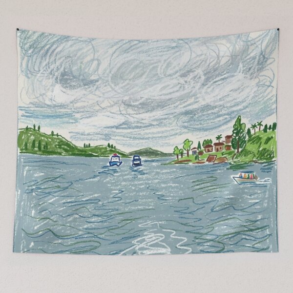 Item preview, Sailing under stormy skies designed and sold by CristianCEB.