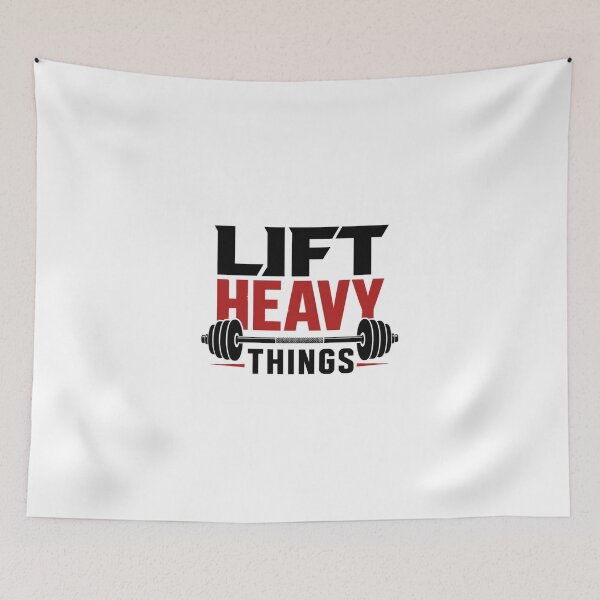 Item preview, Lift Heavy Things Gym Motivation Strength Design designed and sold by Shadryx.