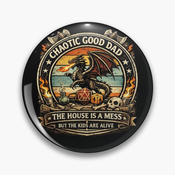 Item preview, Chaotic Good Dad The House is A Mess But The Kids are Alive designed and sold by Zbixu.