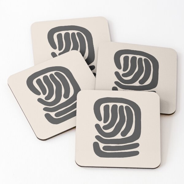 Item preview, Black Beige Minimalistic Modern Abstract Art designed and sold by NicoleYoungStudio.