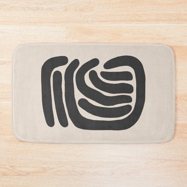 Item preview, Black Beige Minimalistic Modern Abstract Art designed and sold by NicoleYoungStudio.