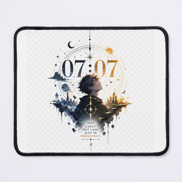 Item preview, 07:07 Just In Frequency Art designed and sold by HiteshArt111.