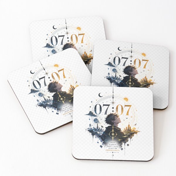 Item preview, 07:07 Just In Frequency Art designed and sold by HiteshArt111.