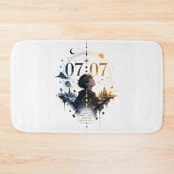 Item preview, 07:07 Just In Frequency Art designed and sold by HiteshArt111.