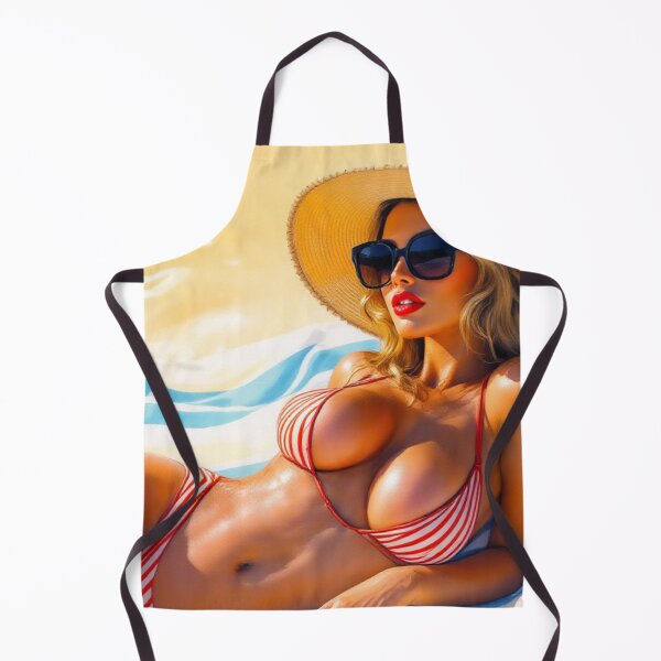 Item preview, Pin-up girl at the beach designed and sold by jefboutique6150.