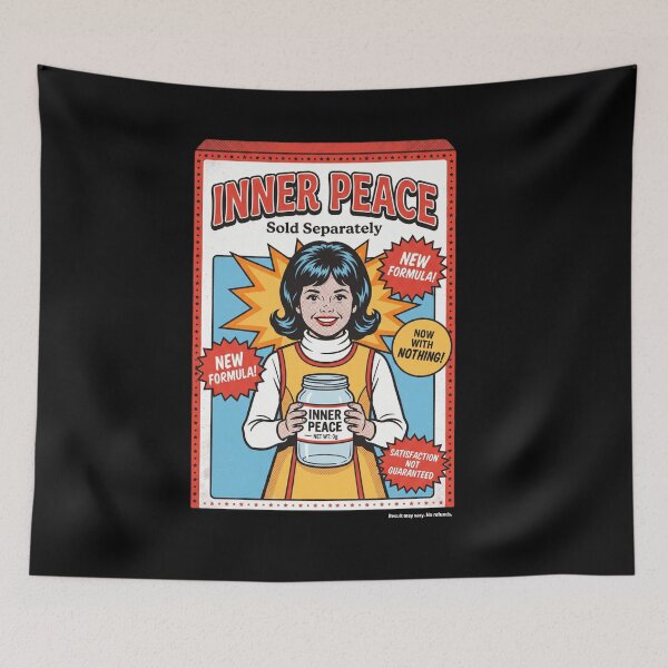 Item preview, Empty Jar of Inner Peace - Funny 60s Aesthetic designed and sold by ZUVLEX.