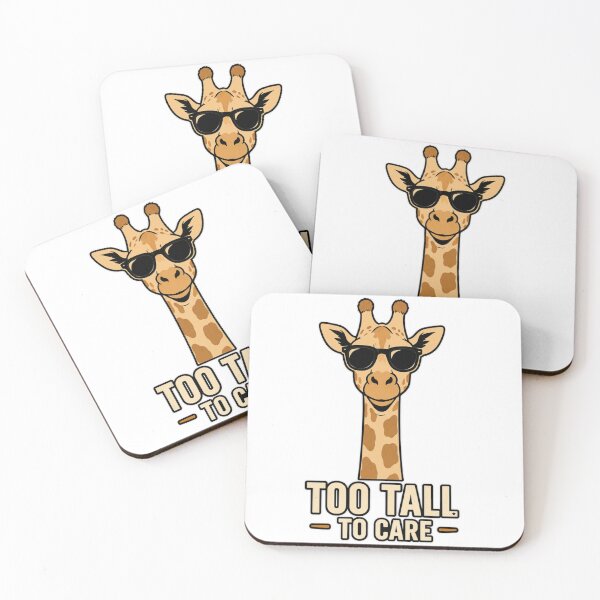 Item preview, Too Tall To Care Funny Giraffe Shirt Cool Giraffe Sunglasses Tee designed and sold by PINK FREE.