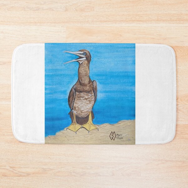 Item preview, The happy brown booby bird designed and sold by Matt Starr Fine Art .