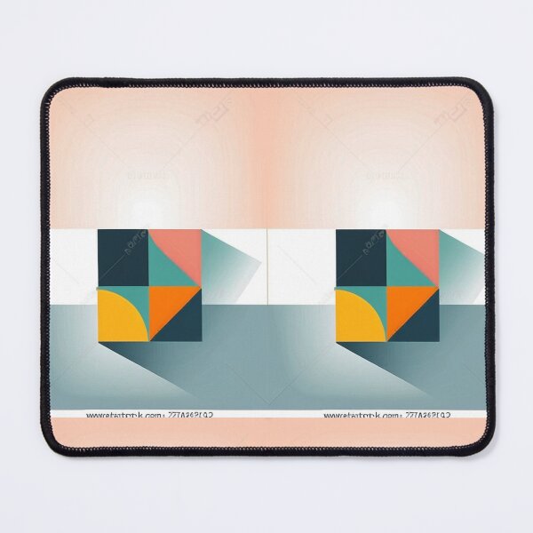 Item preview, Art - Abstract Geometric Composition, Modern and Minimalist Design designed and sold by Reverso-Design.