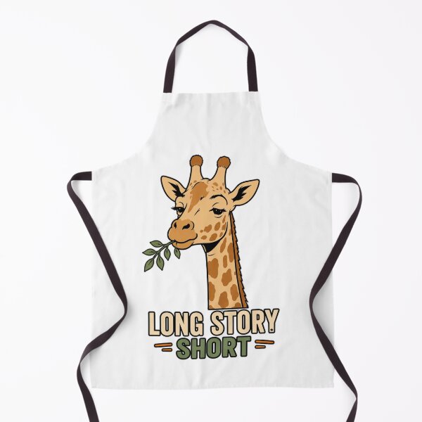 Item preview, Long Story Short Funny Giraffe Shirt Cute Giraffe Humor Tee designed and sold by PINK FREE.