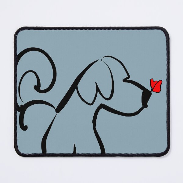 Item preview, Dog and butterfly drawing | Covo Studio designed and sold by Covo Studio.