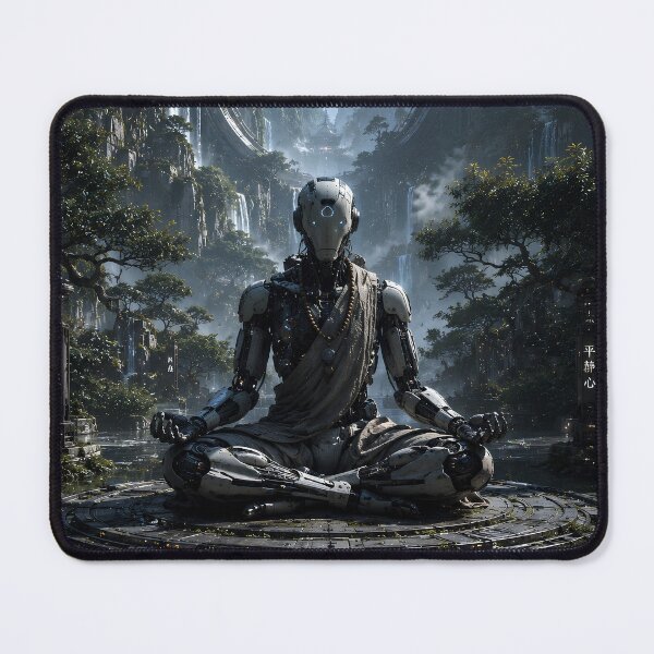 Item preview, Cybernetic Monk in Sacred Ruins designed and sold by alphaimagens.