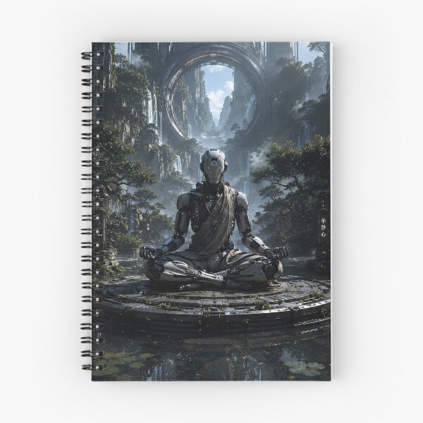 Item preview, Cybernetic Monk in Sacred Ruins designed and sold by alphaimagens.