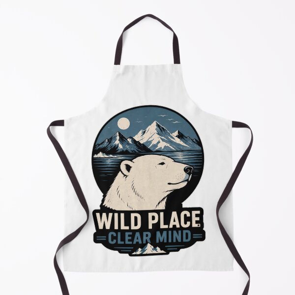 Item preview, Wild Place Clear Mind Polar Bear Shirt Nature Lover Wildlife Tee designed and sold by PINK FREE.