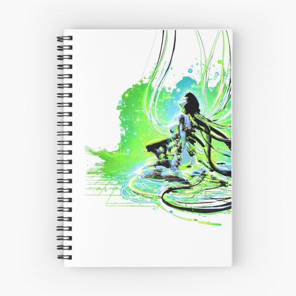 Item preview, Ghost Motoko Major cables art in green XL designed and sold by Cookiesnkandi.