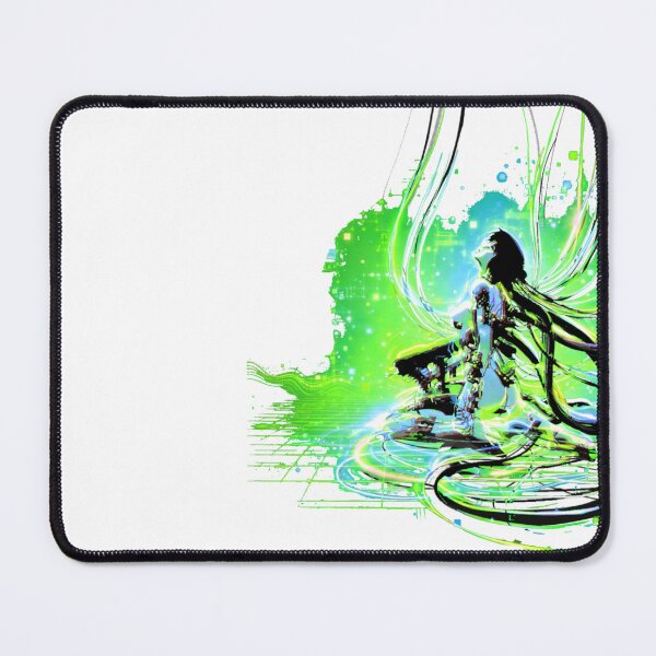Item preview, Ghost Motoko Major cables art in green XL designed and sold by Cookiesnkandi.