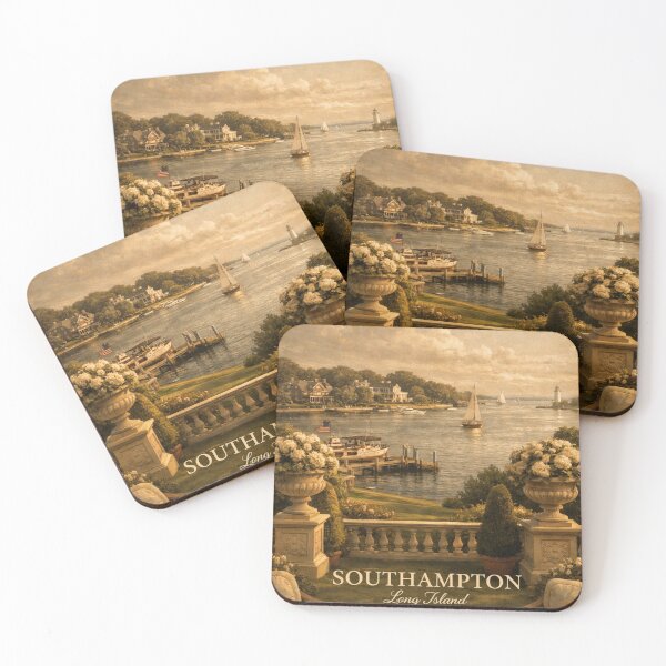 Item preview, Southampton Elegance – Old Money Coastal Art Print designed and sold by Ve & Co.