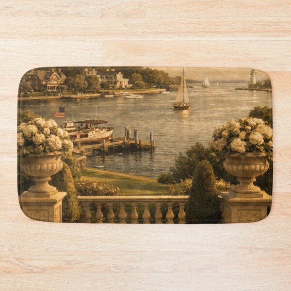 Item preview, Southampton Elegance – Old Money Coastal Art Print designed and sold by Ve & Co.