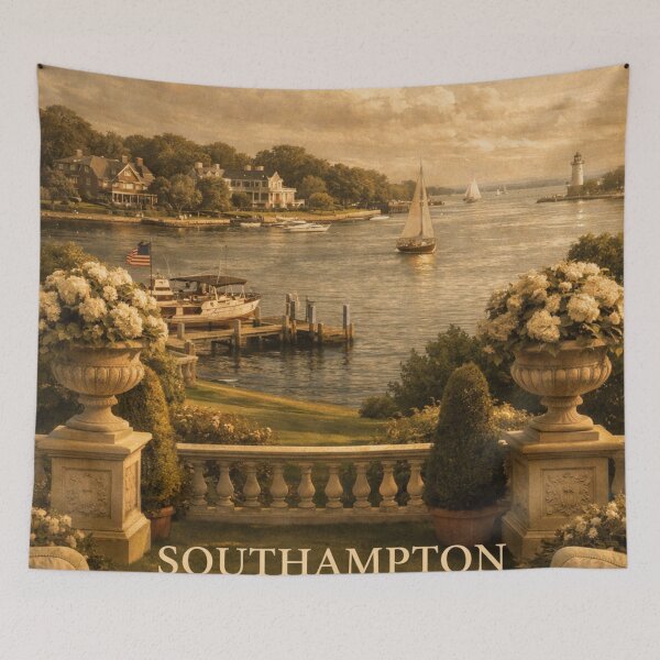 Item preview, Southampton Elegance – Old Money Coastal Art Print designed and sold by Ve & Co.