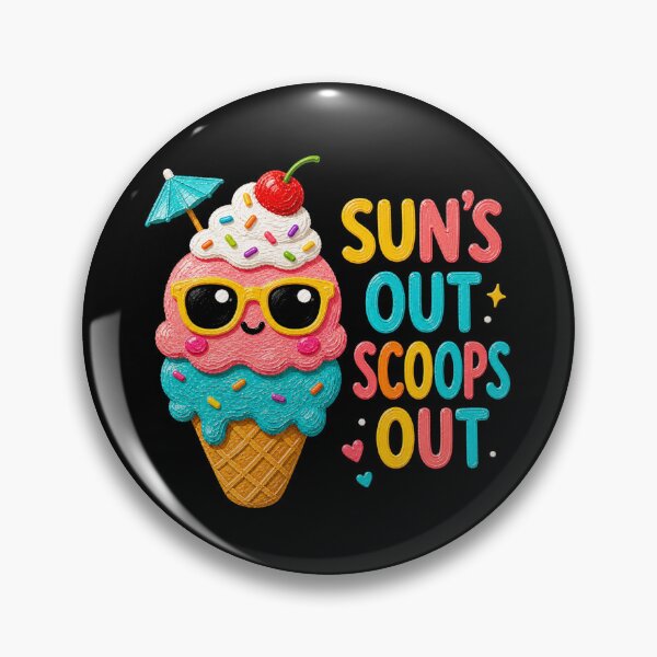 Item preview, Sun's Out Scoops Out Ice Cream designed and sold by Liv Solara.
